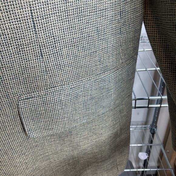 Orvis Men's Brown Check Tweed Blazer Size 42L Old Money Banker Gentry Career - Picture 9 of 12